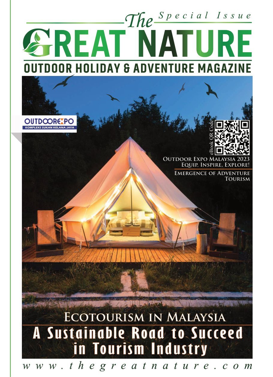 The Great Nature Magazine Issue 2 (2023) cover: Ecotourism in Malaysia